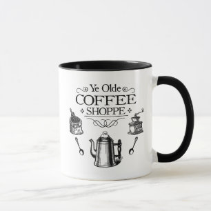 Vintage Coffee Shop Mug