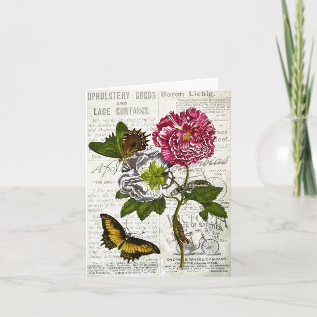 Vintage Collage All Ocassions Card (Front)