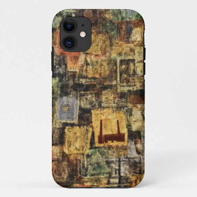 Vintage Collage Art Mobile Case (Back)
