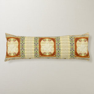 Vintage collage body cushion