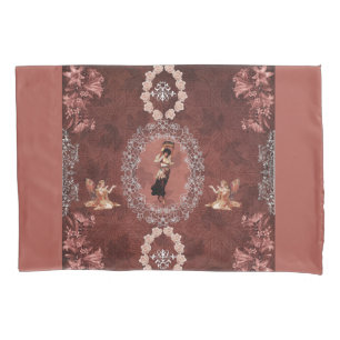 Vintage collage pillowcase