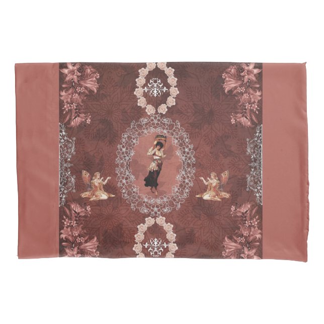 Vintage collage pillowcase (Front)