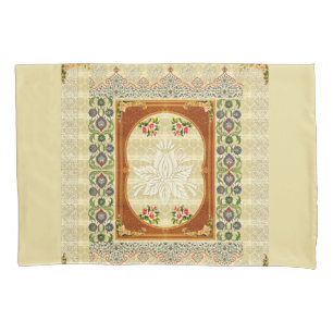 Vintage collage pillowcase