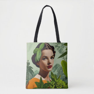 Vintage collage Tote Bag