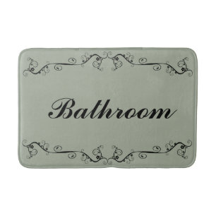 Vintage collection bath mat