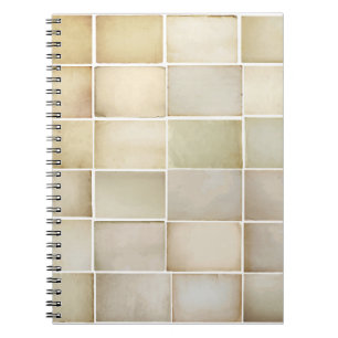 Vintage collection: old paper set. notebook