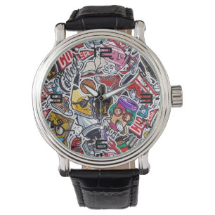 Vintage College Vibes Colourful Watch