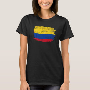 Vintage Colombia Flag For Colombian T-Shirt