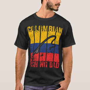 Vintage Colombian Fishing Dad T-Shirt