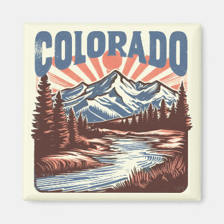Vintage Colorado Magnet