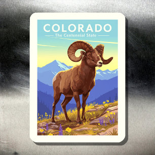 Vintage Colorado Magnet