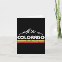 Vintage colorado retro mountain bike skiing