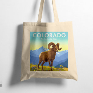 Vintage Colorado Tote Bag