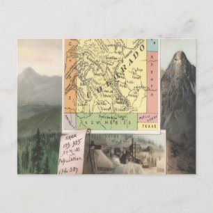 Vintage Colorado USA Postcard