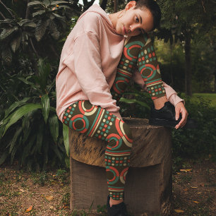 Vintage Colour Circles Leggings