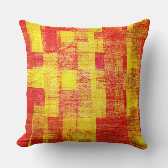 Vintage Colour Stripes #7 Cushion (Front)