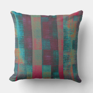 Vintage Colour Stripes Cushion