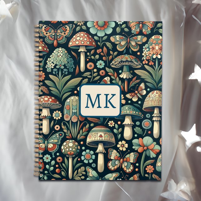 Vintage Coloured Butterflies, Mushrooms and Foliag Planner (Creator Uploaded)