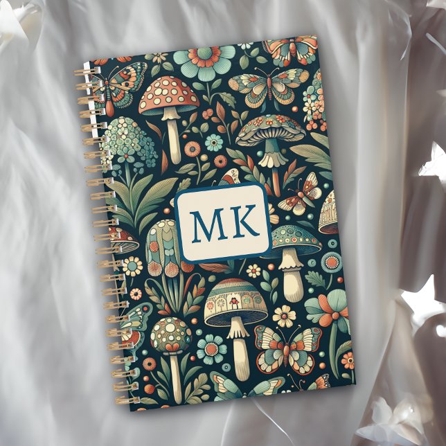 Vintage Coloured Butterflies, Mushrooms and Foliag Planner (Creator Uploaded)