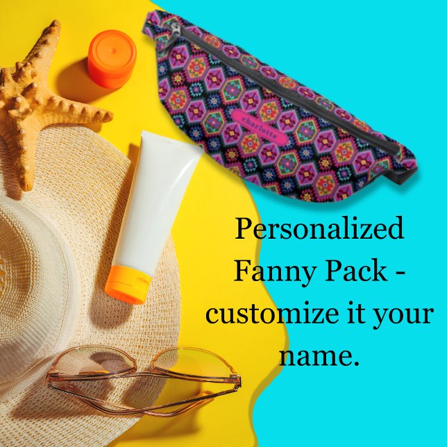 Vintage Colourful Ethnic Peruvian Tribal Pattern Bum Bags (Creator Uploaded)