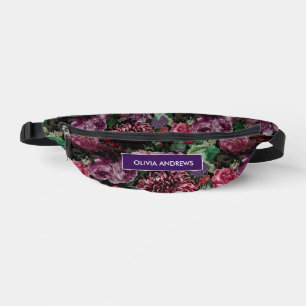 Vintage colourful Floral monogrammed Bum Bags