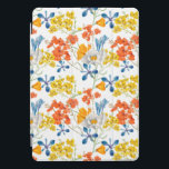 Vintage Colourful Flowers Pattern iPad Pro Cover<br><div class="desc">Vintage Colourful Flowers Pattern</div>