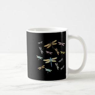 Vintage Colourful Graphic Pattern Nature Dragonfly Coffee Mug