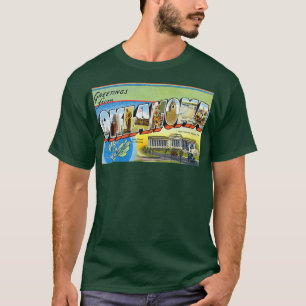Vintage Colourful Greetings From Oklahoma T-Shirt