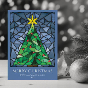 Vintage Colourful Hand Drawn Holiday Card