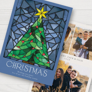 Vintage Colourful Hand Drawn Holiday Card