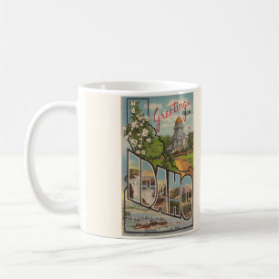 Vintage Colourful Idaho Mug