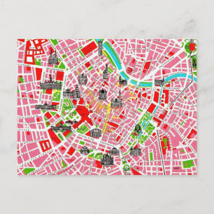 Vintage Colourful Vienna Postcard