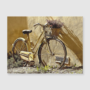 Vintage Colourful Yellow Bicycle
