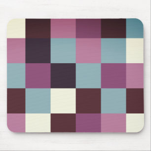 Vintage Colours Plaids Mousepad