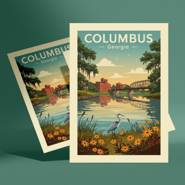 Vintage Columbus Georgia Postcard (Creator Uploaded)