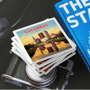 Vintage Columbus Ohio Magnet