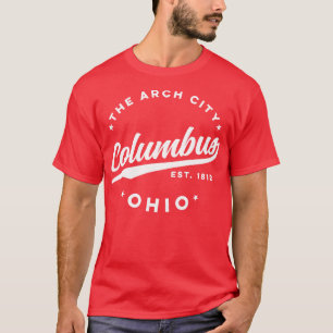 Vintage Columbus Ohio The Arch City Retro USA T-Shirt