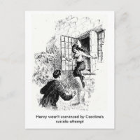 Vintage comedy postcard