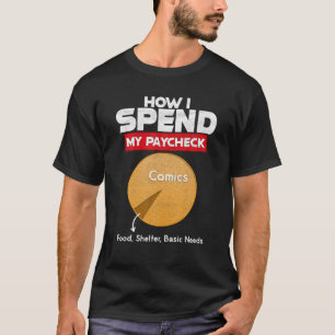 Vintage Comic Book Reader Distressed T Shirt