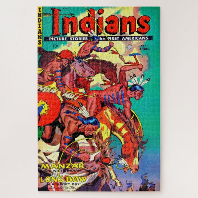 Vintage Comic Cover  Jigsaw Puzzle (Vertical)