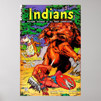 Vintage Comic Cover Poster