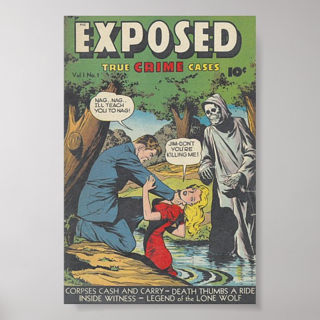 Vintage Comic Cover Poster (Front)
