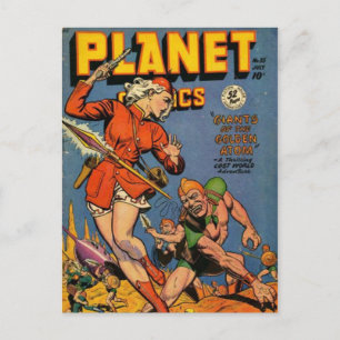 Vintage comic strips - postcard