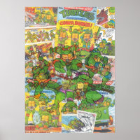 Vintage Comic Teenage Mutant Hero Turtles