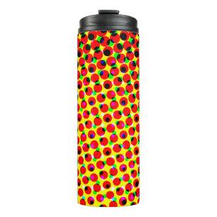 vintage comics colourful halftone backgroundabstra thermal tumbler