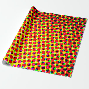 vintage comics colourful halftone backgroundabstra wrapping paper