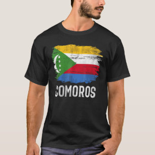Vintage Comoros Flag For Comoran T-Shirt