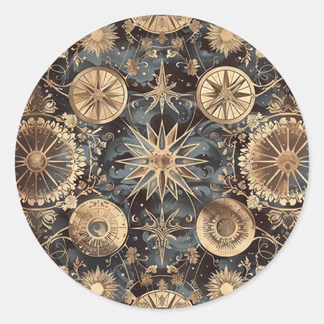 Vintage Compass Custom Letter Seal (Front)