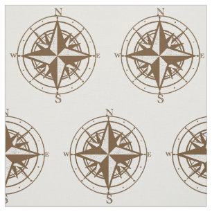Vintage Compass Fabric