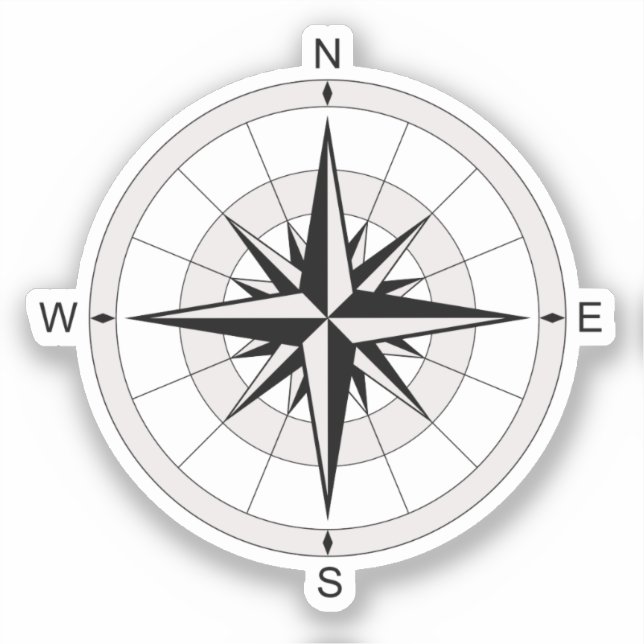 Vintage Compass Rose    (Front)